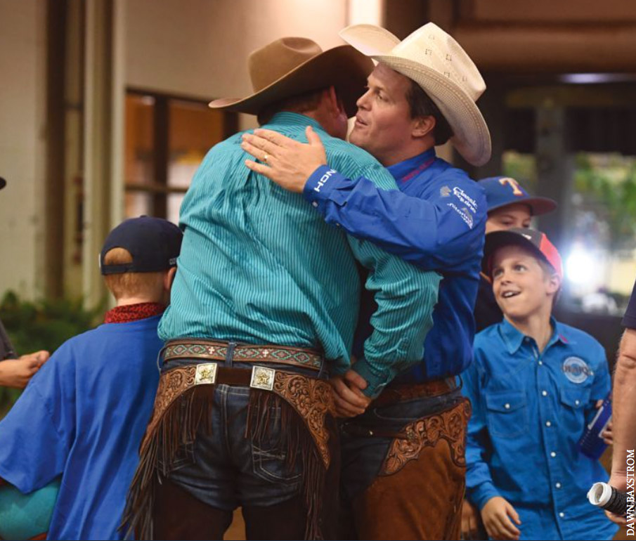 Casey Deary celebrating with family
