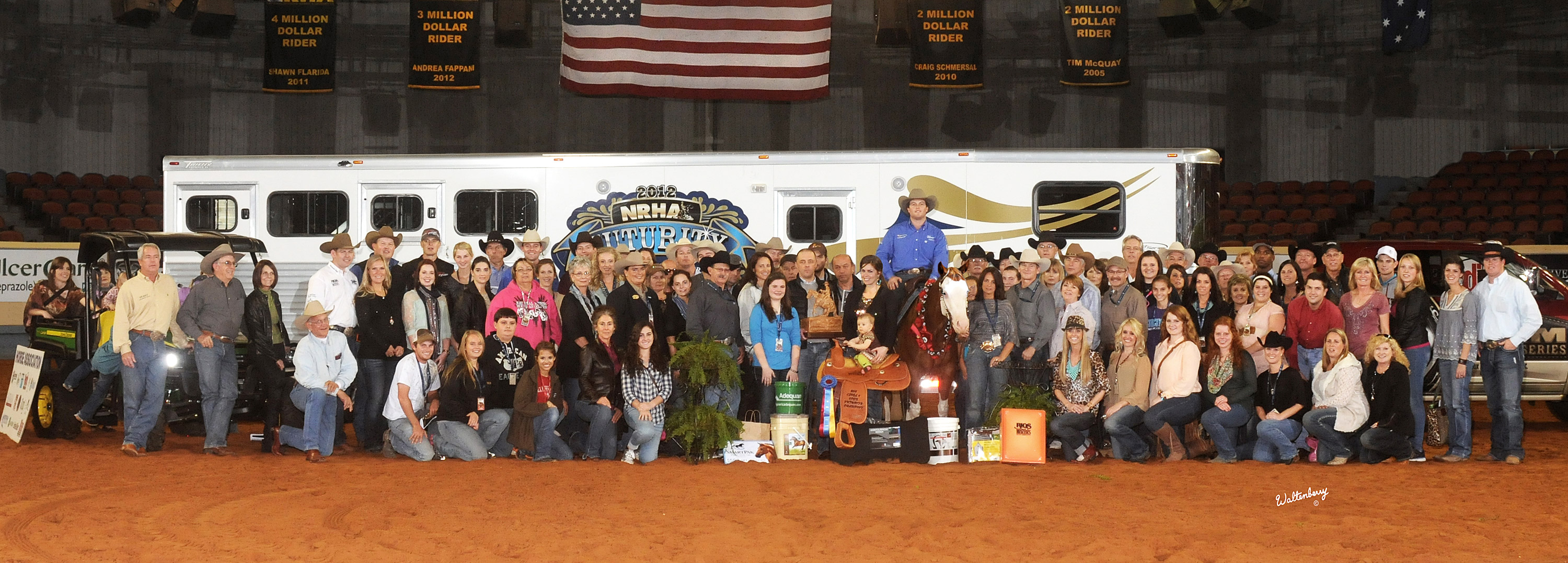 2012 NRHA Futurity win photo, Casey Deary and Americasnextgunmodel